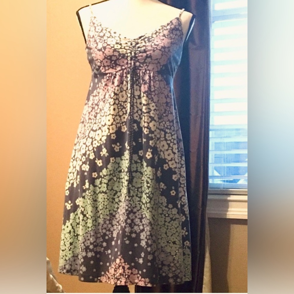 Floral Sun midi Dresa